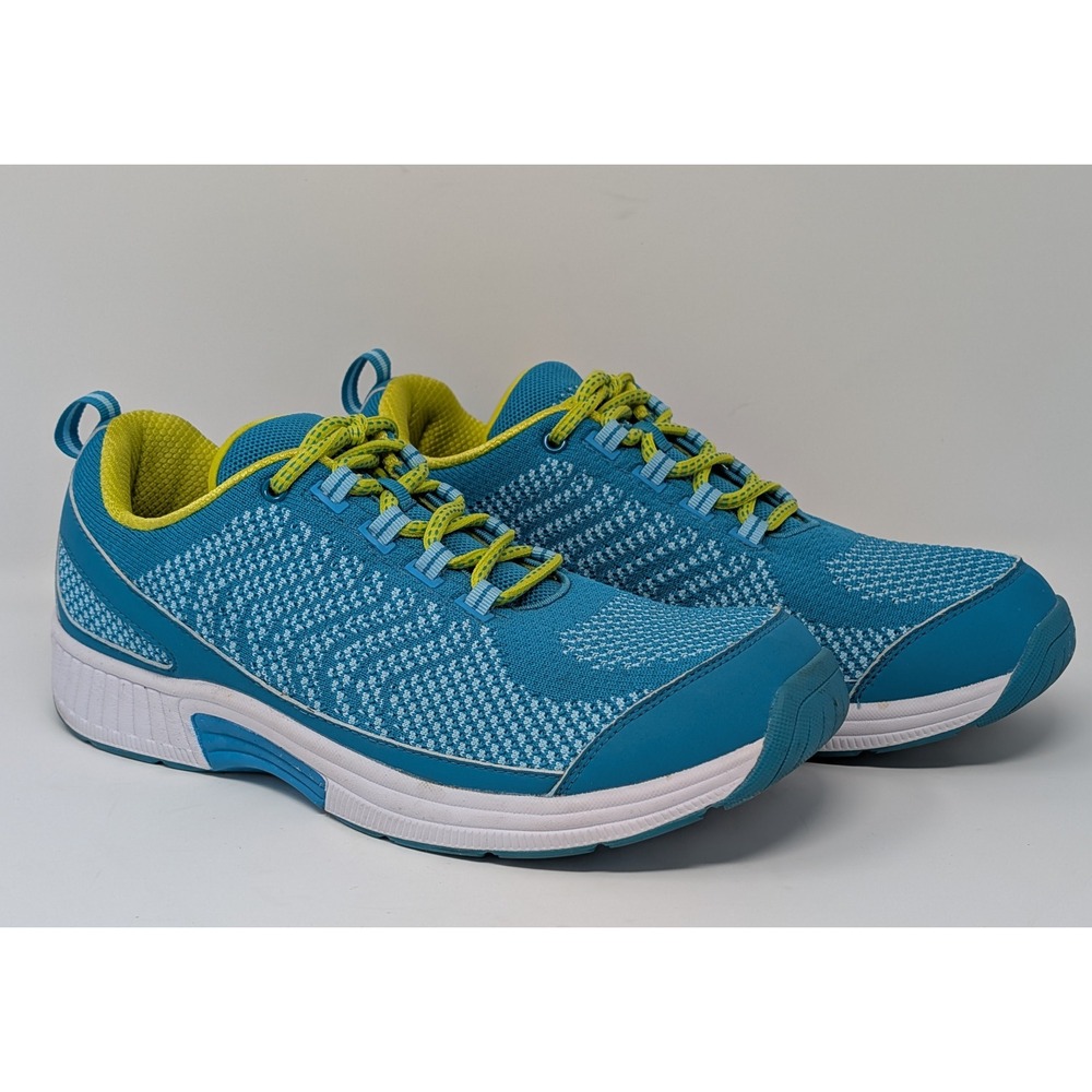 Orthofeet Coral Blue Stretchable Athletic Shoes Womens 11 M 986 VT1-14-28 NICE!